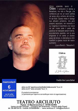 Olden live al teatro arciliuto